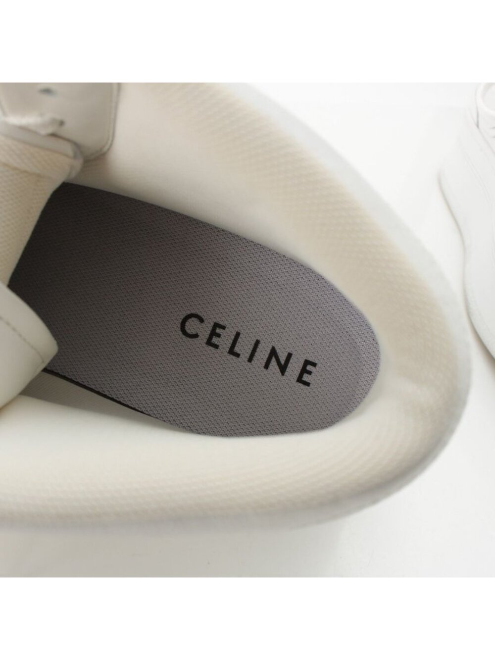 Celine Platform High Cut Sneakers Shoes White - Picture 7 of 10